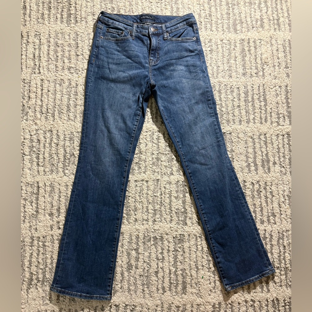 Aeropostale blue mid rise boot cut jeans size 8
